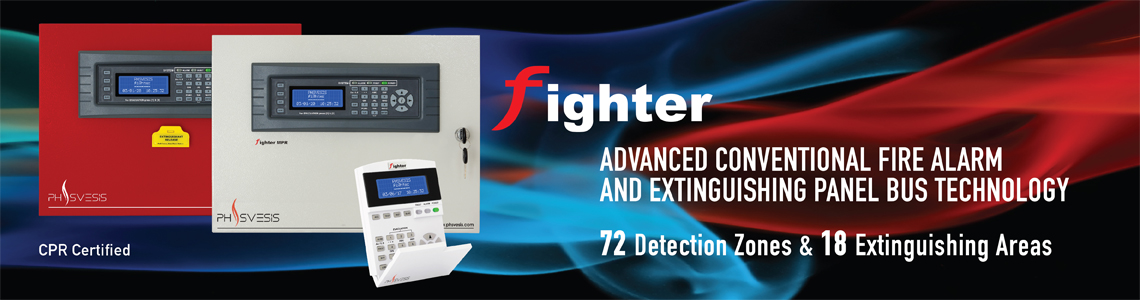 Fighter - Advanced Conventional Fire Alarm & Extinguishing Panel - BUS technology